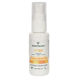 VEGETOLOGY VitD3 Vitashine ve spreji 1000IU 20 ml