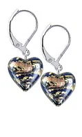Lampglas Magické náušnice Egyptian Heart s 24karátovým zlatem v perlách Lampglas ELH26