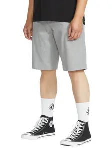 Volcom pánské kraťasy Frckn Mdn Strch Sht 21 Grey | Šedá | Velikost 36