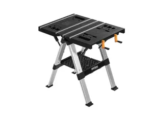 Skládací pracovní stůl 82×81,5×62,5 cm, s upínáním - KRAFT&DELE