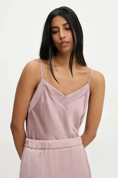 Halenka Answear.LAB dámská, růžová barva, hladká