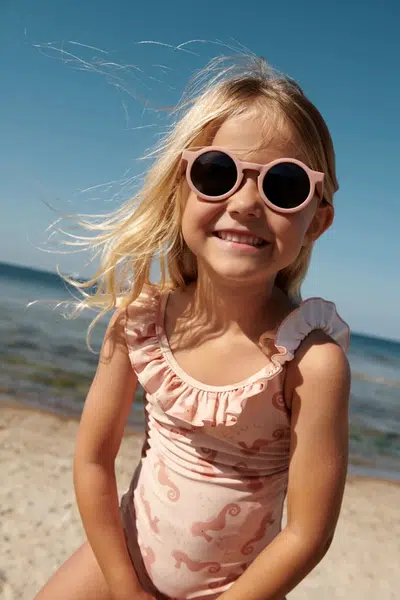 Dětské sluneční brýle Liewood Darla Sunglasses 4-10 Y růžová barva, LW20087