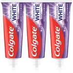 Colgate Advanced White Purple White bělicí zubní pasta 3x75 ks