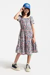 Šaty Coccodrillo více barev, midi, FLOWER PARADISE GIRL JUNIOR