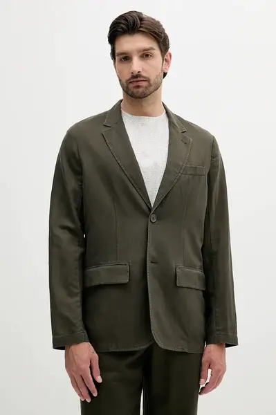 Sako s příměsí lnu Armani Exchange