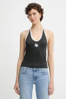 Top Levi's GR ELLA HALTER TOP černá barva, 001QW