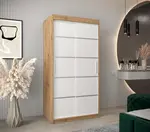 Šatní skříň Abi V1 Barva korpusu: Černá, Rozměry: 250 cm, Dveře: Bílá