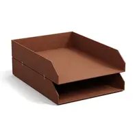 Organizér dokumentů Bigso Box of Sweden 2-pack hnědá barva