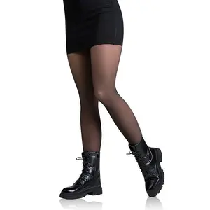 Černé dámské teplé punčochové kalhoty BELLINDA Warm & Transparent 50 DEN