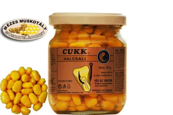 Cukk kukuřice bez nálevu 220 ml-med/muškát