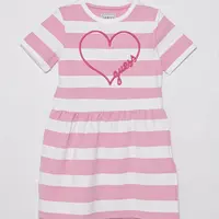 Dívčí šaty Guess růžová barva, mini, K5GK28 KBOR4
