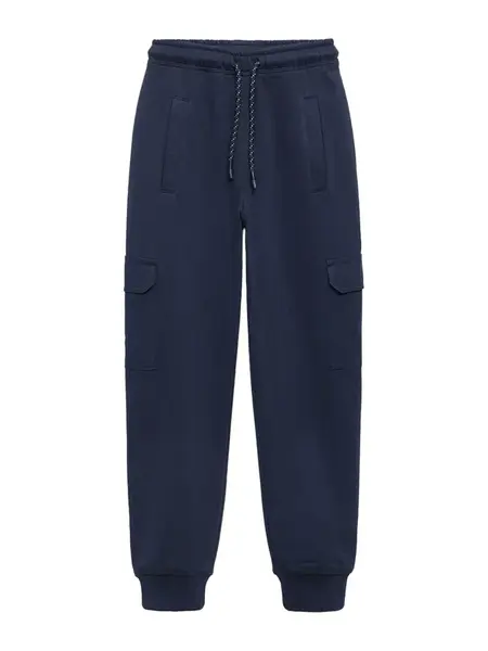 MANGO KIDS Nohavice  námornícka modrá