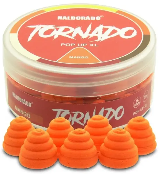 Haldorádó plovoucí boilie pop-up tornado xl 30 g 15 mm - mango