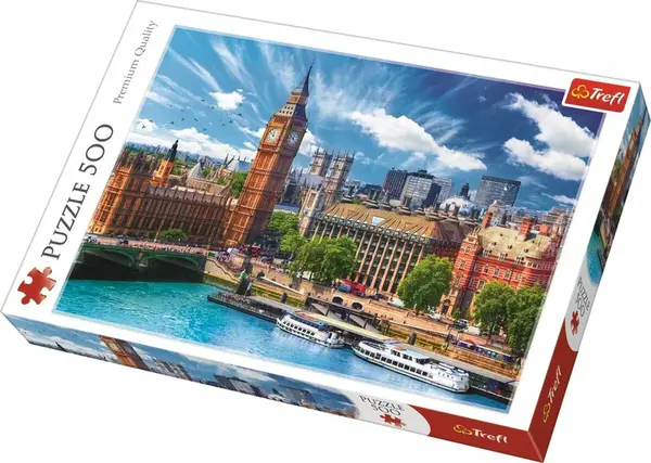 Trefl Puzzle Slunečný den v Londýně / 500 dílků