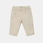 Dětské kalhoty United Colors of Benetton béžová barva, 4T48GF02C