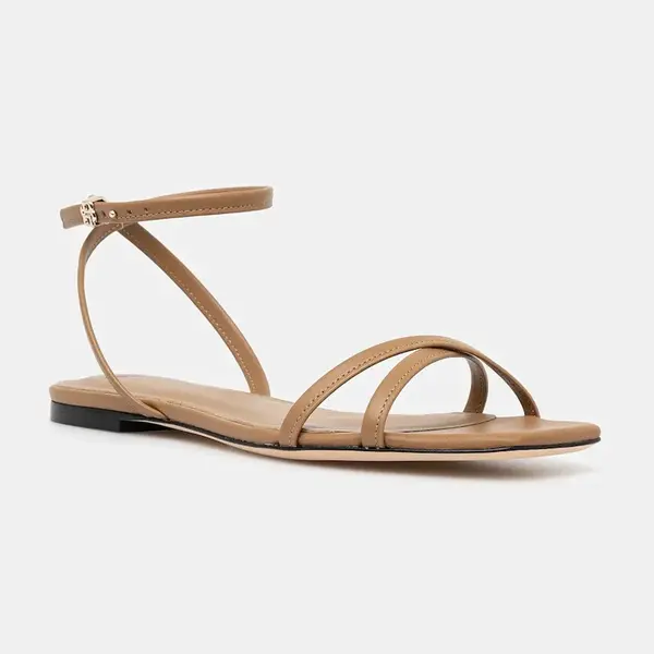 Kožené sandály BOSS Charlize