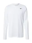 NIKE Funkčné tričko  čierna / biela