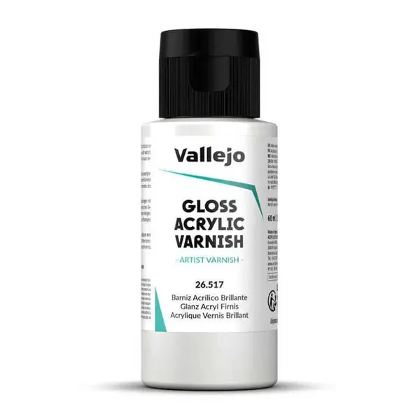 Lesklý akrylový lak Vallejo 60ml