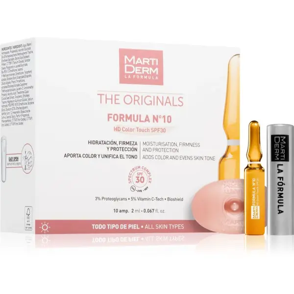 MartiDerm Essentials Formula 10 ochranné sérum v ampulkách SPF 30 10x2 ml