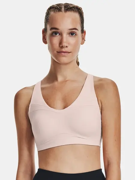 Ružová dámska športová podprsenka Under Armour SmartForm Evolution Mid