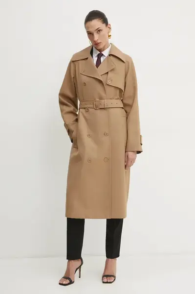 Trenčkot s vlněnou směsí MICHAEL Michael Kors