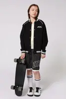 Dětská bomber bunda Dkny černá barva, D62232