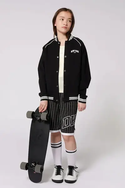 Dětská bomber bunda Dkny černá barva, D62232