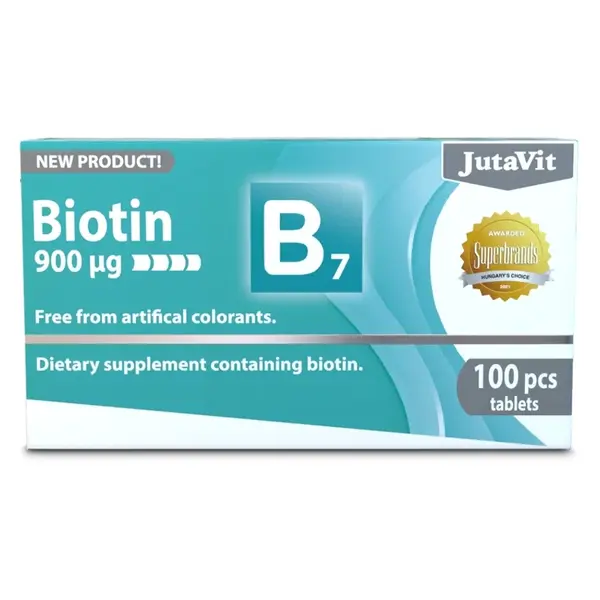 JUTAVIT Biotín 900 µg vitamín B7 100 tabliet