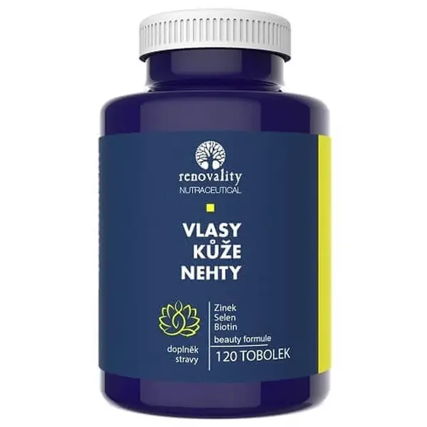 Renovality Vlasy, kůže, nehty 120 tobolek
