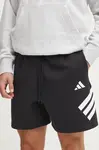 Kraťasy adidas Future Icons pánské, černá barva, JD4884