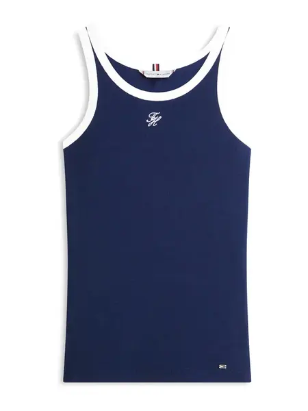 TOMMY HILFIGER Top  námornícka modrá / biela