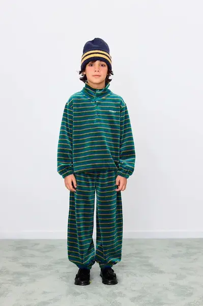 Dětské bavlněné tepláky Tinycottons DUO STRIPES SWEATPANT