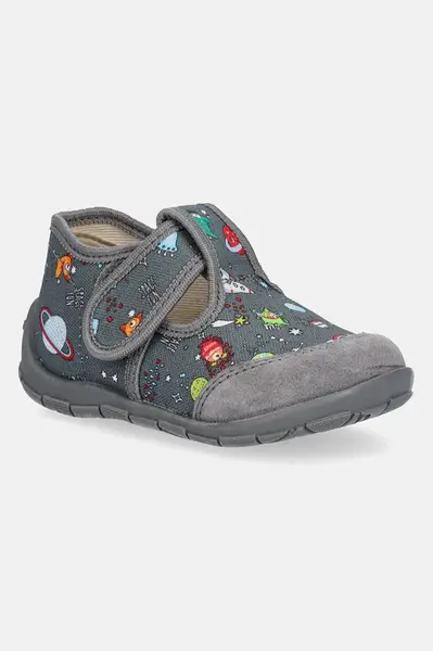 Dětské papuče Froddo CLASSIC SLIPPERS šedá barva, G1700430