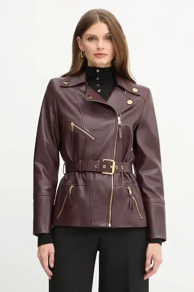 Kožená bunda Elisabetta Franchi