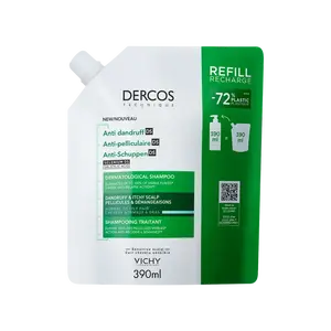 VICHY DERCOS Šampón proti lupinám - náhradná náplň 390 ml