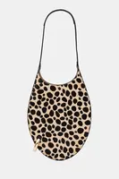 Kožená kabelka Tory Burch Pierced Haircalf