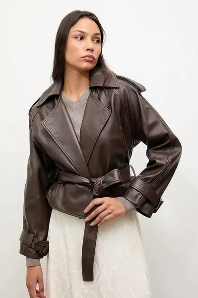 Kožená bunda Answear.LAB