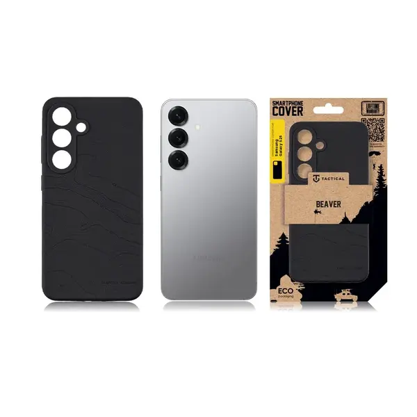 Zadní kryt Tactical Beaver pro Samsung Galaxy S25, asphalt