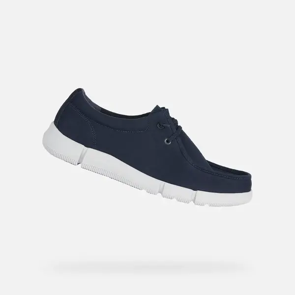 Dark blue men's moccasins Geox Adacter - Men's