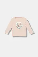 Tričko s dlhým rukávom pre bábätká Guess