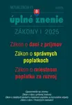 Aktualizácia I/1 2025 – daňové a účtovné zákony