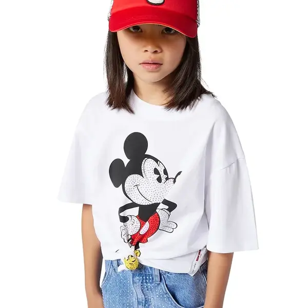 Dětské bavlněné tričko Marc Jacobs bílá barva, s potiskem, W60447