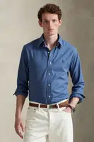 Košile Polo Ralph Lauren pánská, modrá barva, regular, s límečkem button-down, 710974540