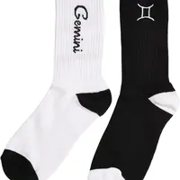 Zodiac Socks 2-Pack černo/bílé gemini