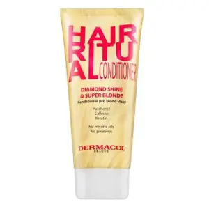 Dermacol Hair Ritual Diamond Shine & Super Blonde Conditioner posilující kondicionér pro blond vlasy 200 ml