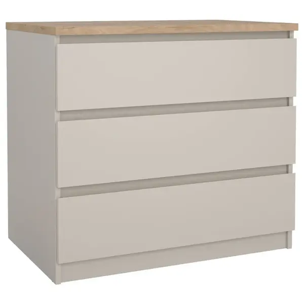 Boxxx KOMODA, barvy dubu, kašmírová, 77/70,1/50 cm