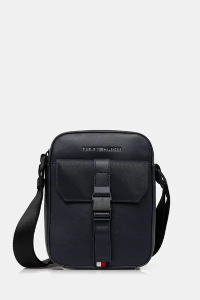 Taštička Tommy Hilfiger tmavomodrá barva, AM0AM13479