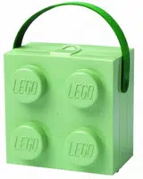 LEGO box s rukojetí - zelená