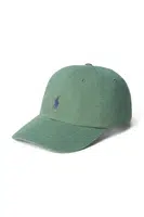 Bavlněná baseballová čepice Polo Ralph Lauren žlutá barva, hladká, 211912843