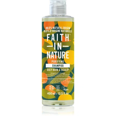 Faith In Nature Grapefruit & Orange přírodní šampon pro normální až mastné vlasy 400 ml